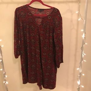 american eagle printed dress